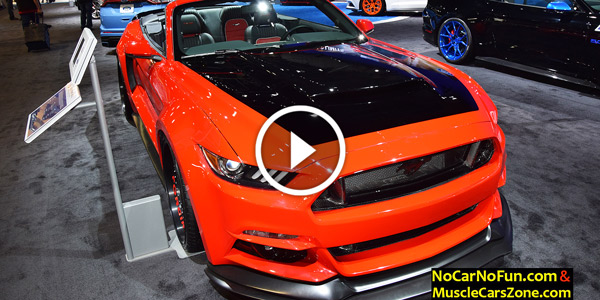 2015 Ford Mustang Convertible at 2015 Sema Motor Show