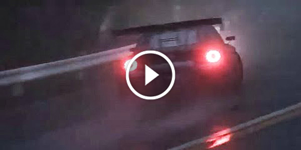 NISSAN GTR EXPERIENCE on Turnpike Hakone in the Rain