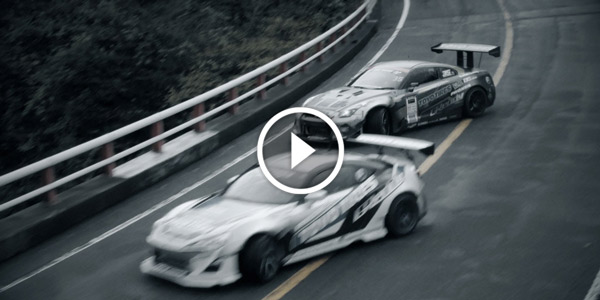 GTR Drift on Turnpike Hakone Ⅱ TOYOTA 86 Drift TOYO TIRES
