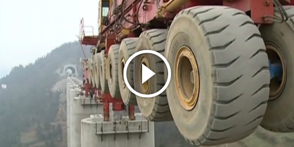 BRIDGE BUILDING PROCESS In China Using The SLJ900 32 MACHINE 2