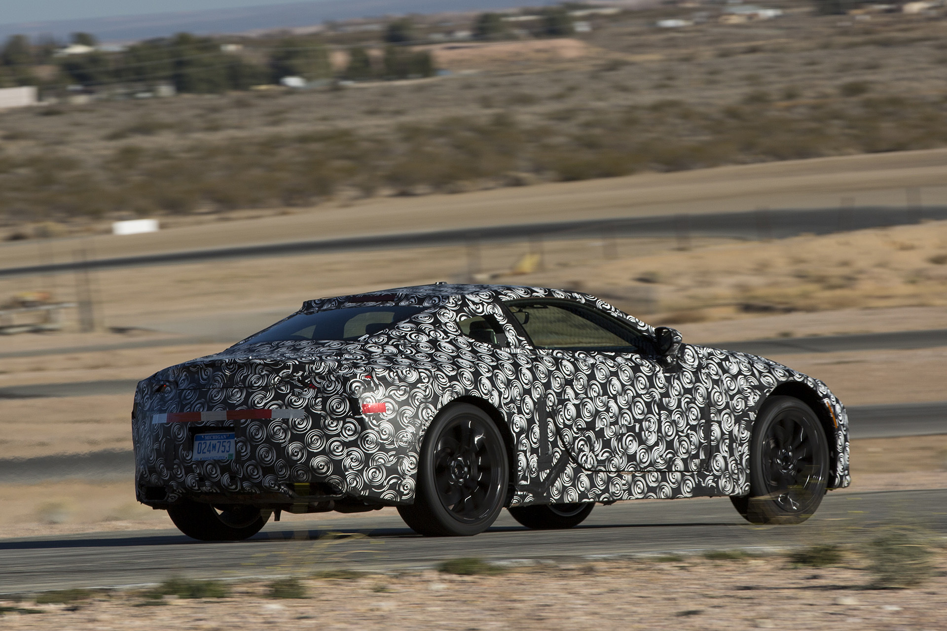 Heavy Camouflaged 2018 LEXUS LC 500 Prototype 9