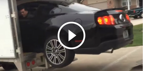 Poor Mustang How NOT To Load A Car In A Truck Instruction Video 3 play