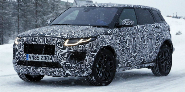 Spy Images From Jaguar SUV E Pace Masked As Range Rover Evoque cover