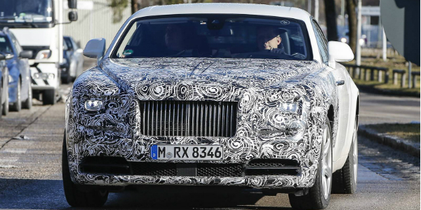 rolls royce wraith spy shots TN