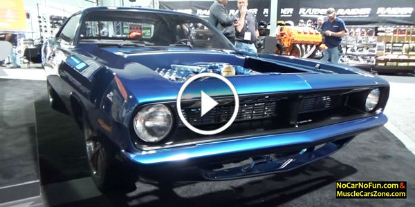 1972 Plymouth Cuda LS7 with Mercury Racing Heads