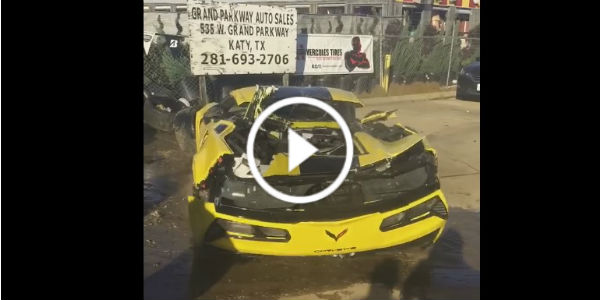 2016 corvette z06 c7r wrecked 1 TN