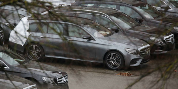 2017 Mercedes Benz E Class Spy Shots Estate Naked 2