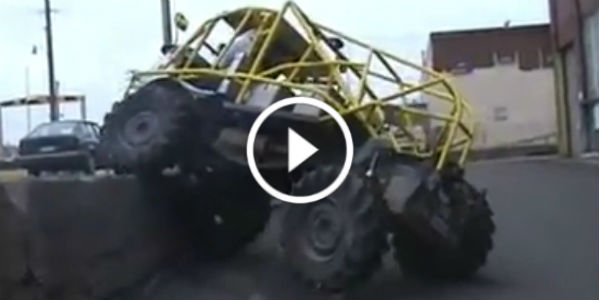 UNIMOG Climbing A Retaining Wall 2 play