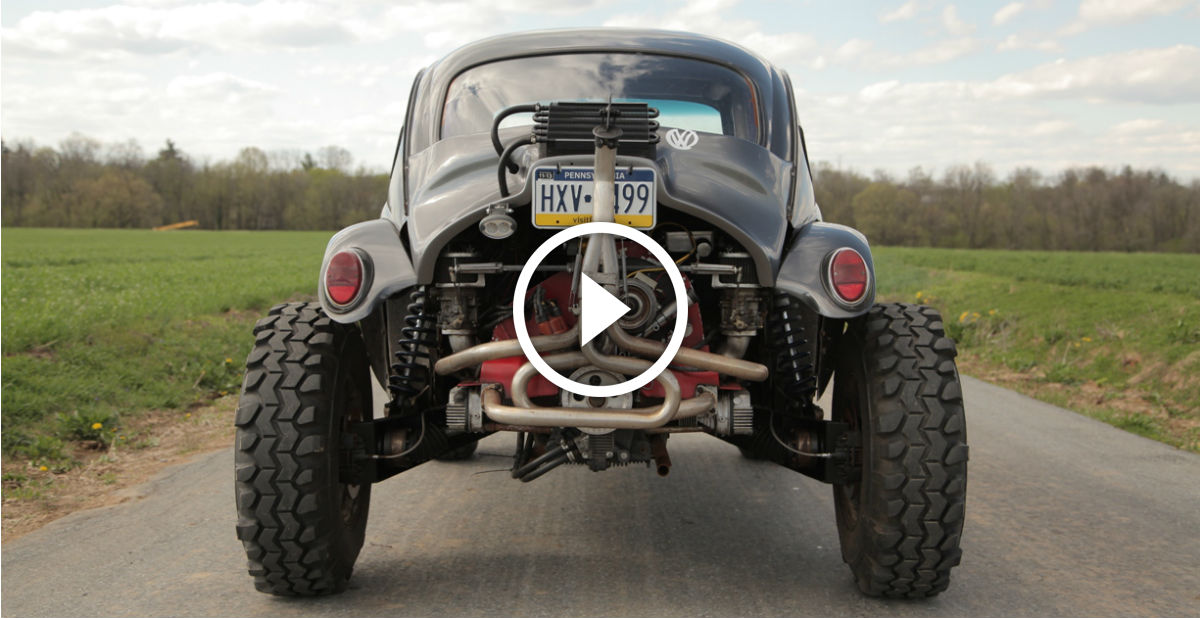 Lifted Vw Beetle Baja Bug With Amazing Suspension Represents A