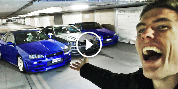 An Evening with Three Nissan Skyline R34 GTRs