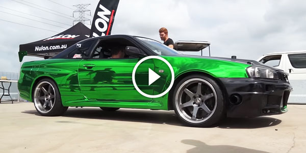 ERUBISU VR38 POWERED SKYLINE GTR R34