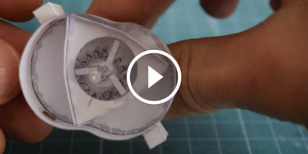 Small Rotary Paper Engine With All Functional Parts 4