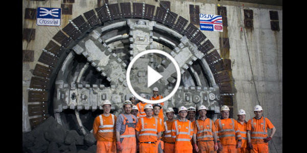 Tunnelling Machines In Action crossrail 13