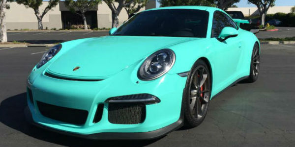 Wrapped Porsche 911 GT3 cover