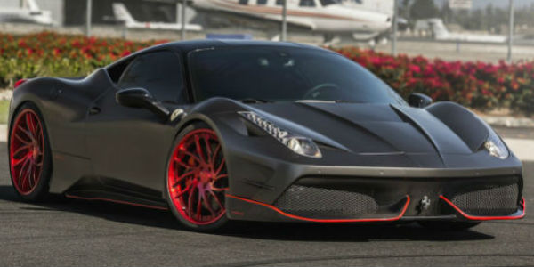 Black Ferrari 458 Italia cover