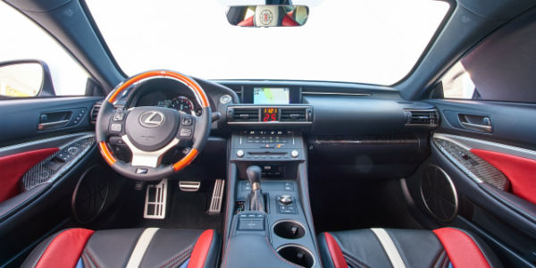 Lexus RC F Type With A Page Of An NBA Playbook 4