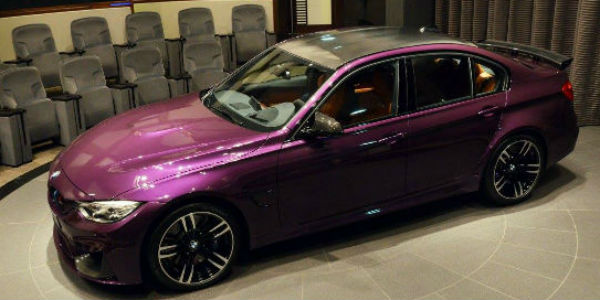 Purple BMW M3 cover