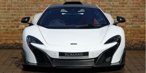 Silica White McLaren 675LT For Sale 2