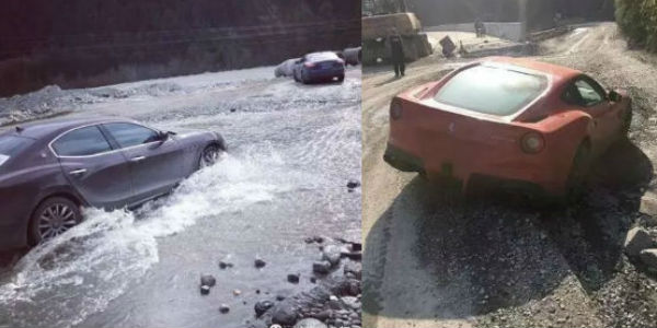 Six Wrecked Supercars In China cover