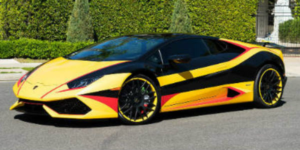 Wrapped Huracan Lamborghini Forgiato Rims cover