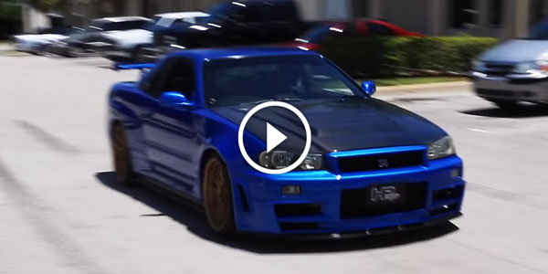 Skyline R34 Godzilla ride along