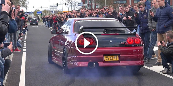 Supercars Leaving Car Meet