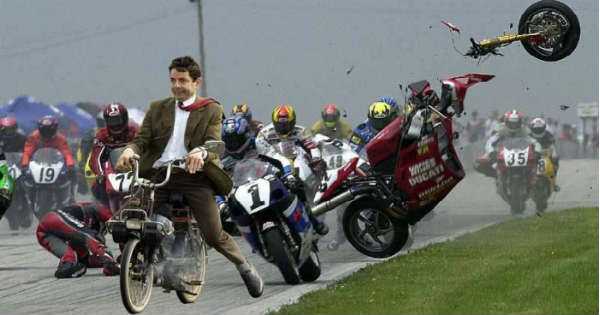 Mr Bean Motorcycle Style 3