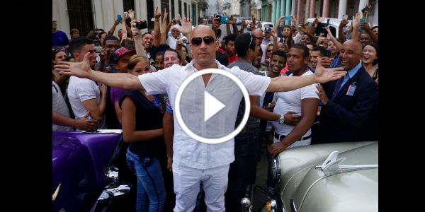 Vin Diesel Speaking Spanish To His Fans In Havana Cuba play