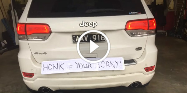 honk prank hilarious angry dad 6