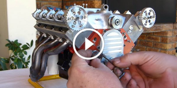 small chevy v8 engine start 11