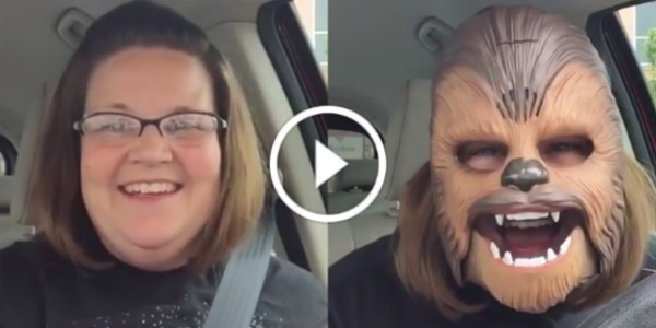 wookie mask mother hilarious laugh 34