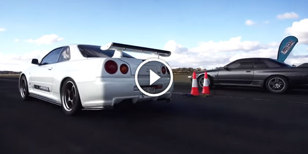 RH9 Nissan GTRs hitting the runway