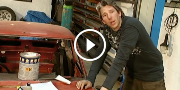 Preparing The Paint Surface Of A MGB GT 1 play