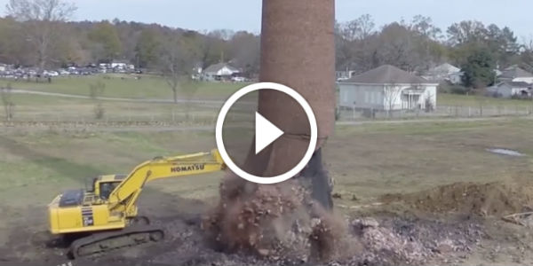 Smokestack Demolition fail 3 TN