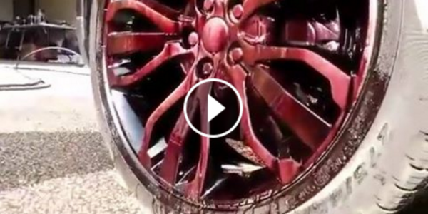 Wheel Cleaning With A Non-Acid Cleaner