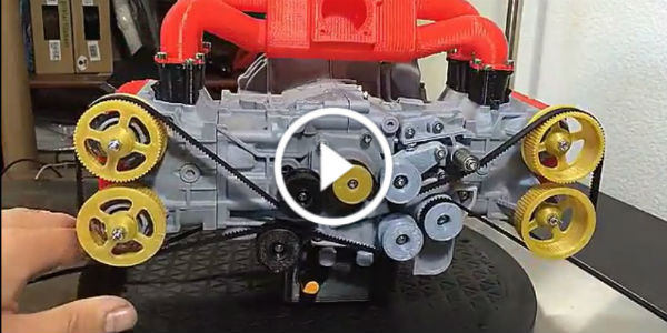 3D Printed Subaru Ej20 Engine 22