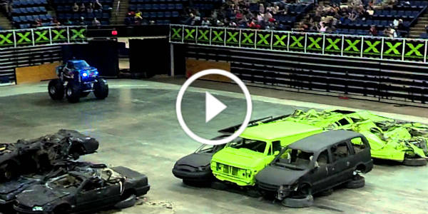 9 Year Old Boy Totally Nails It With His Monster Mini Truck 1 play