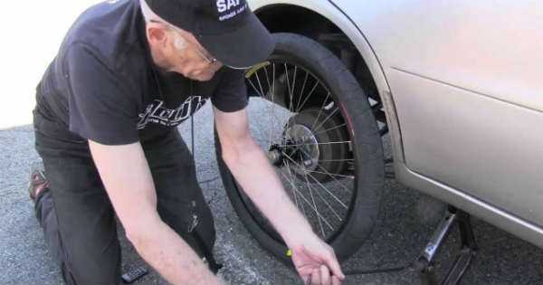 Can Big Bicycle Wheel Support The Weight Of A Car 4