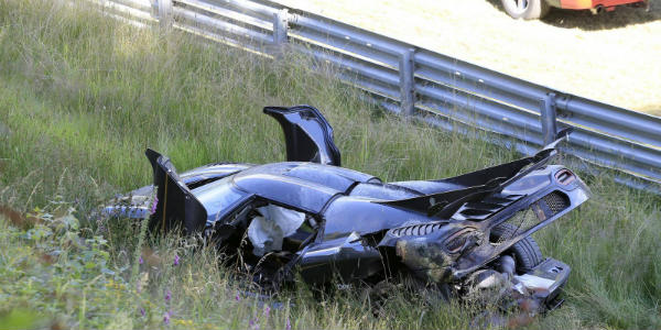 Crashed Koenigsegg 2