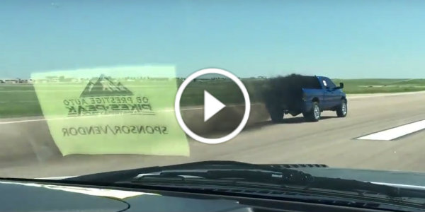 Ford Raptor Executed By A Diesel Cummins Truck 4