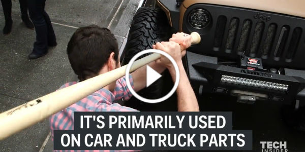 Indestructible spray LineX Spray Liner 1