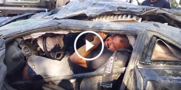 Nacho Bernal Flips 1800HP Camaro SS At 195 MPH 2