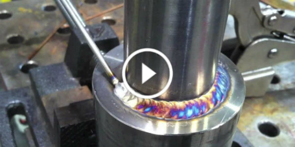 Expert Welder Welds Walking The Cup TIG Finger 4