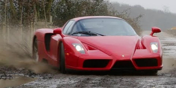 The Ferrari Enzo WRC tax the rich