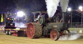 Case Steam Tractor Pull Fire Show 110hp 1