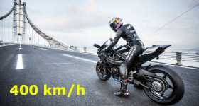 Kawasaki H2R Kenan Sofuolu Turkey TOP SPEED RECORD 400kmh 1