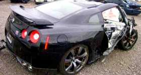 New 2017 Nissan GTR Stolen And Wrecked 2