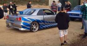 Paul Walker Nissan Skyline R34 GT R Loading 33