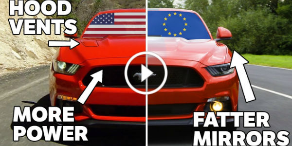 10 Differences US Mustangs European 31