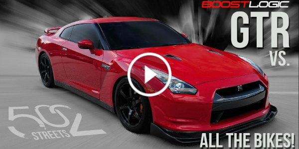 1300+ Nissan GTR Boost Logic VS Six Liter Bikes 2015 S1000RR 11